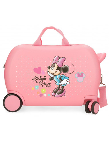 4231041 ABS ROLLING SUITCASE 4W.(2 MULTID.) 45CM. MINNIE IMA